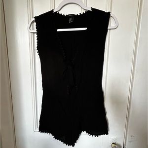 Front Tie Romper